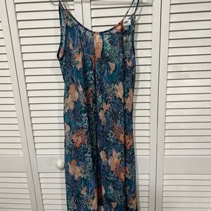 Floral Swim Coverup Dress